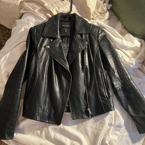 Women's Black Leather Jacket